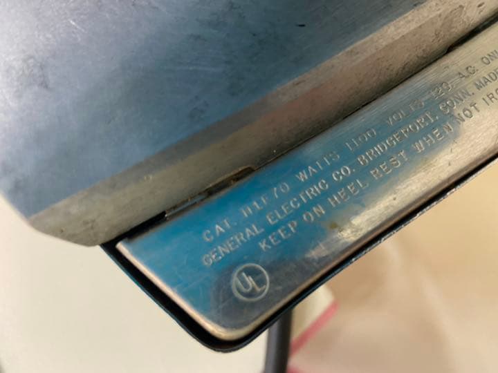 GE スチームアンドドライアイロン【レトロ】