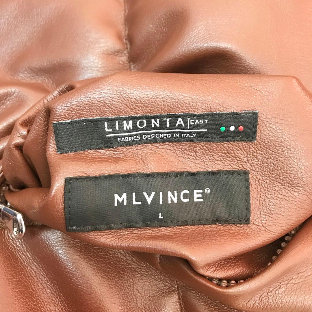 メルヴィンス ベスト L リモンタ リバーシブル ダウン レザー S3273