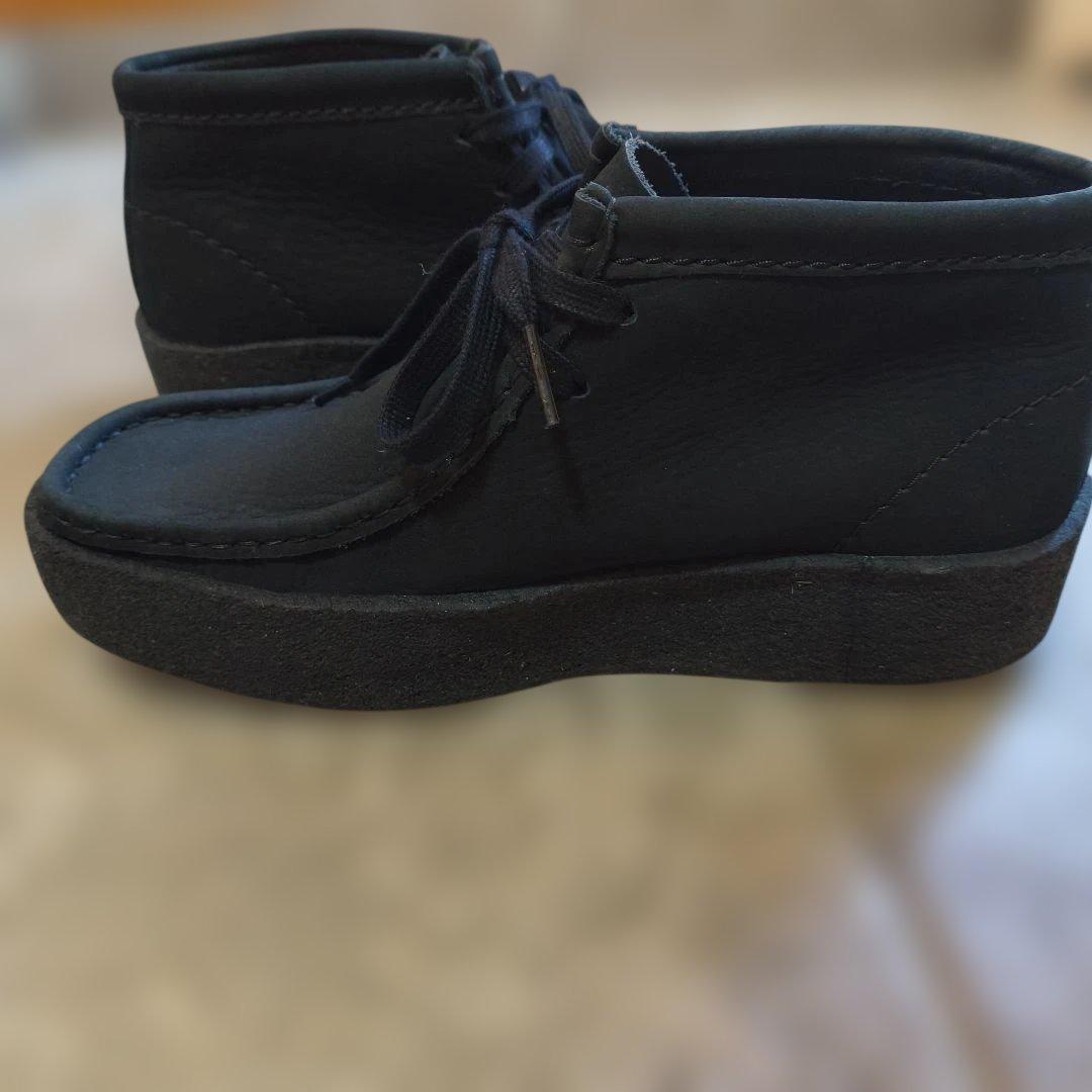 t*y様 厚底 CLARKS W WALLABEE CUP BOOT 黒