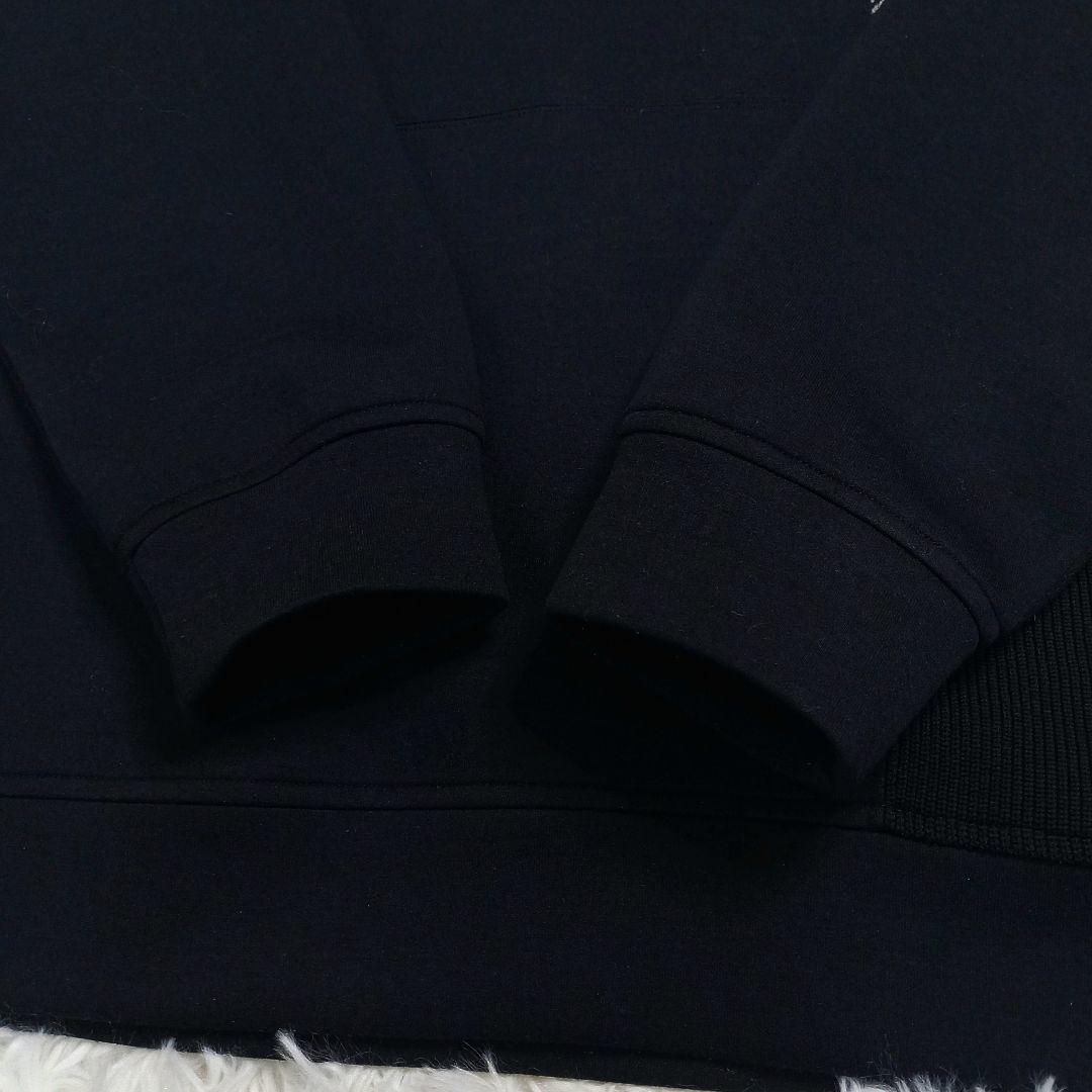 現行✨ブラックレーベルクレストブリッジ チェックニットドッキングスウェットシャツ