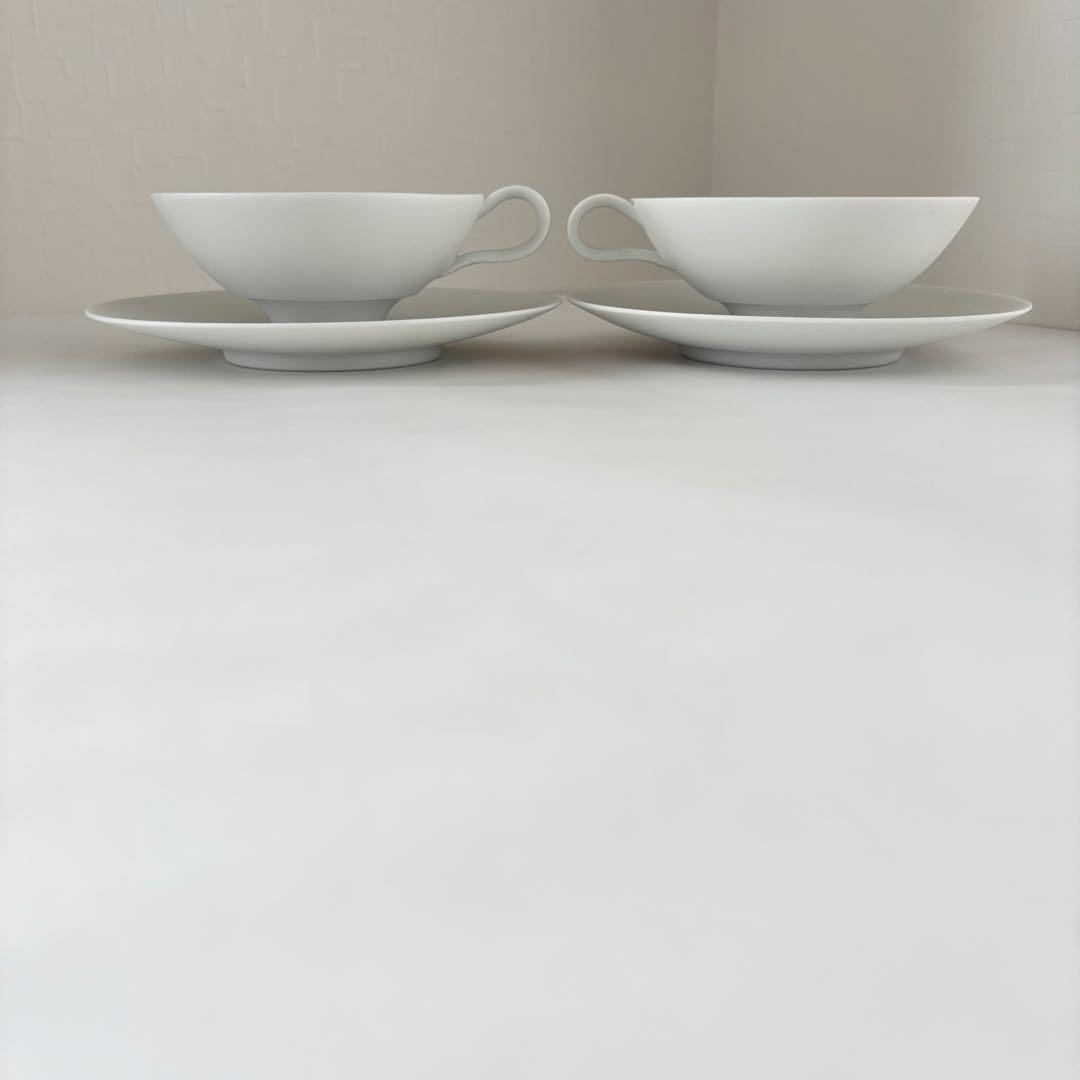 森岡希世子 白磁 C&S 2客セット 未使用