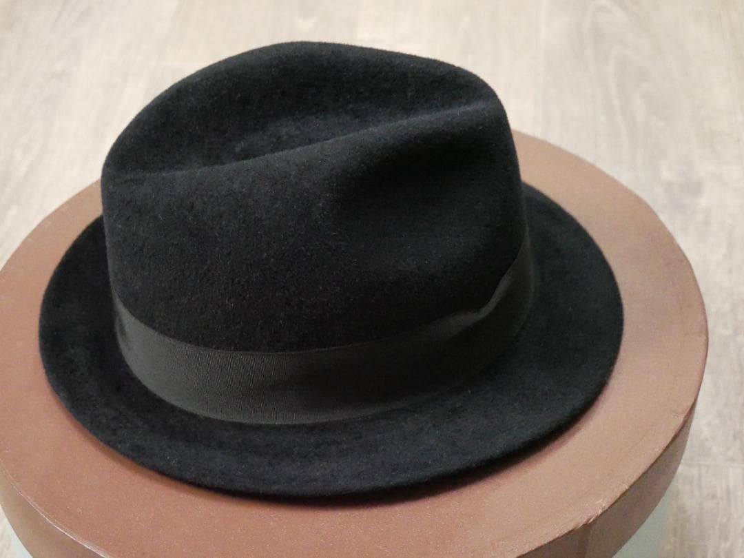 ＜たけし＞ 未使用 文二郎 ハット 55.5cm 日本製