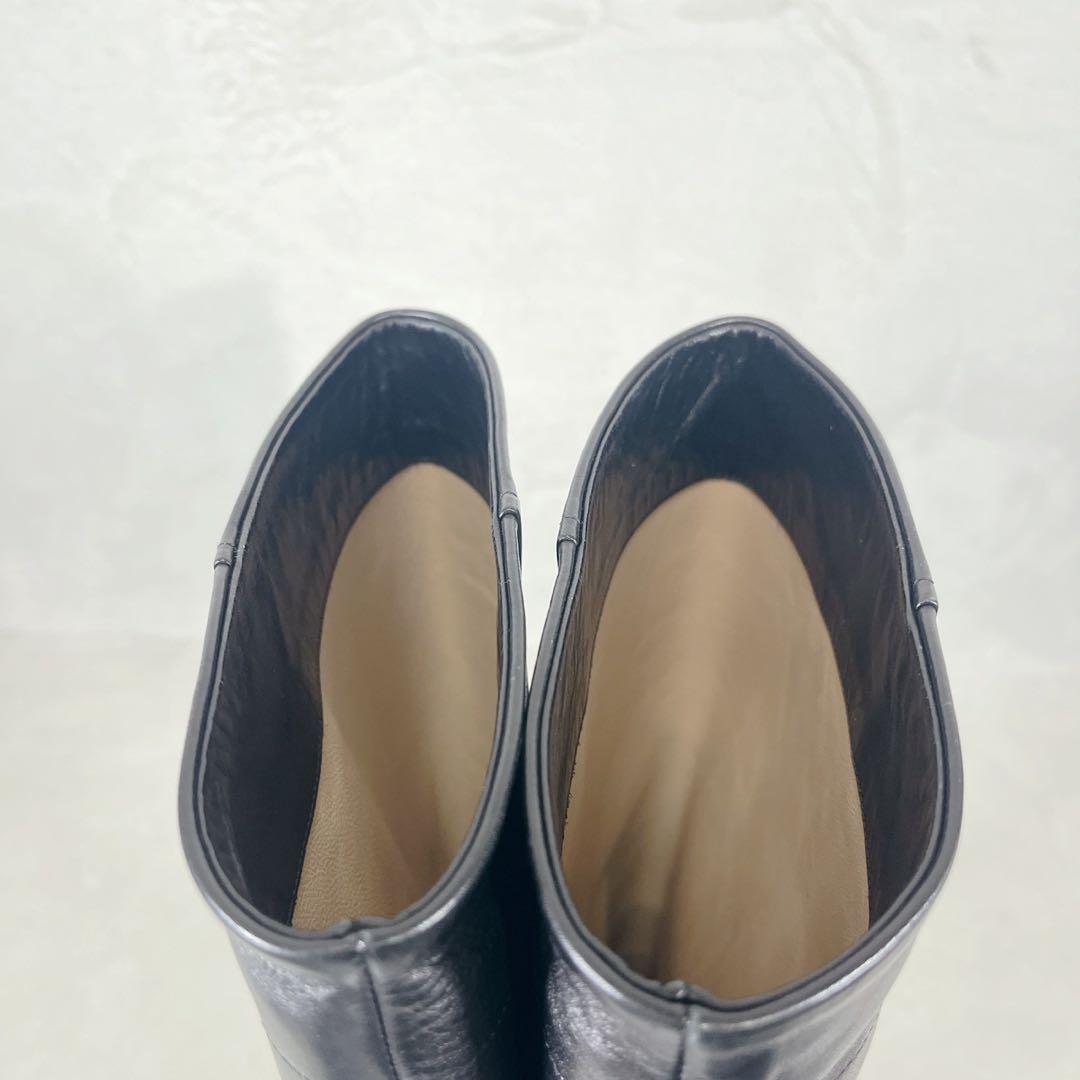 定価13万❗️ペリーコ METRO ロングブーツ 8cm BLACK 38