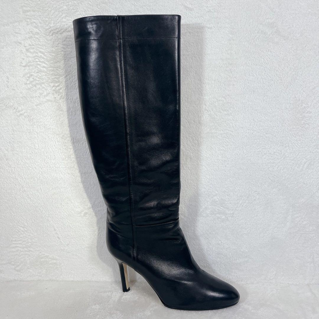 定価13万❗️ペリーコ METRO ロングブーツ 8cm BLACK 38