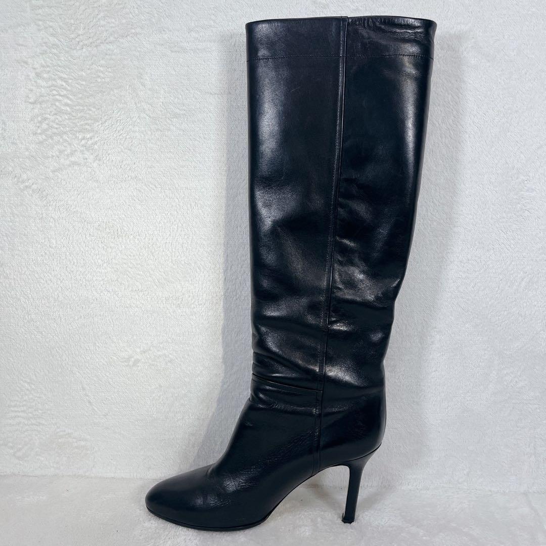 定価13万❗️ペリーコ METRO ロングブーツ 8cm BLACK 38