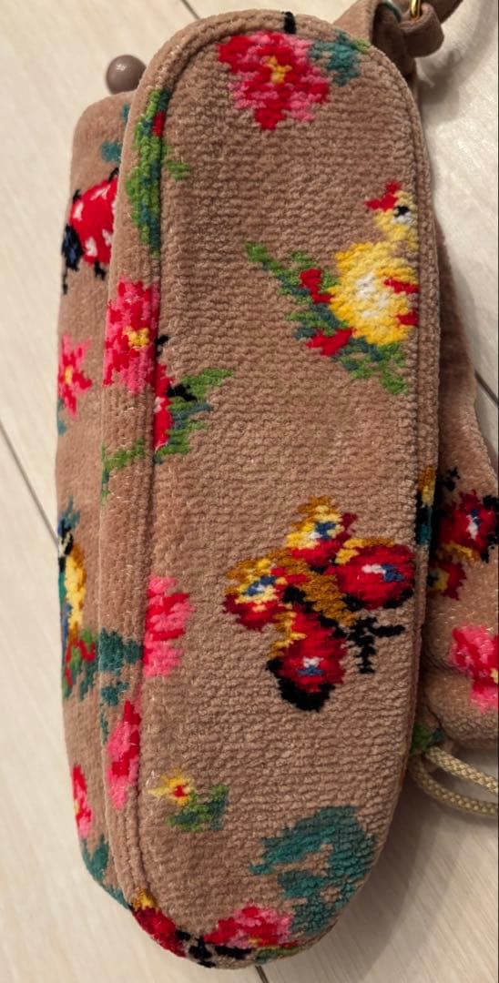 FEILER ハイジ 巾着ショルダーバッグ ベージュ