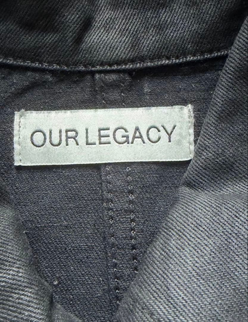 OUR LEGACYアワーレガシー　コーティングデニム　ダークウェア　y2k
