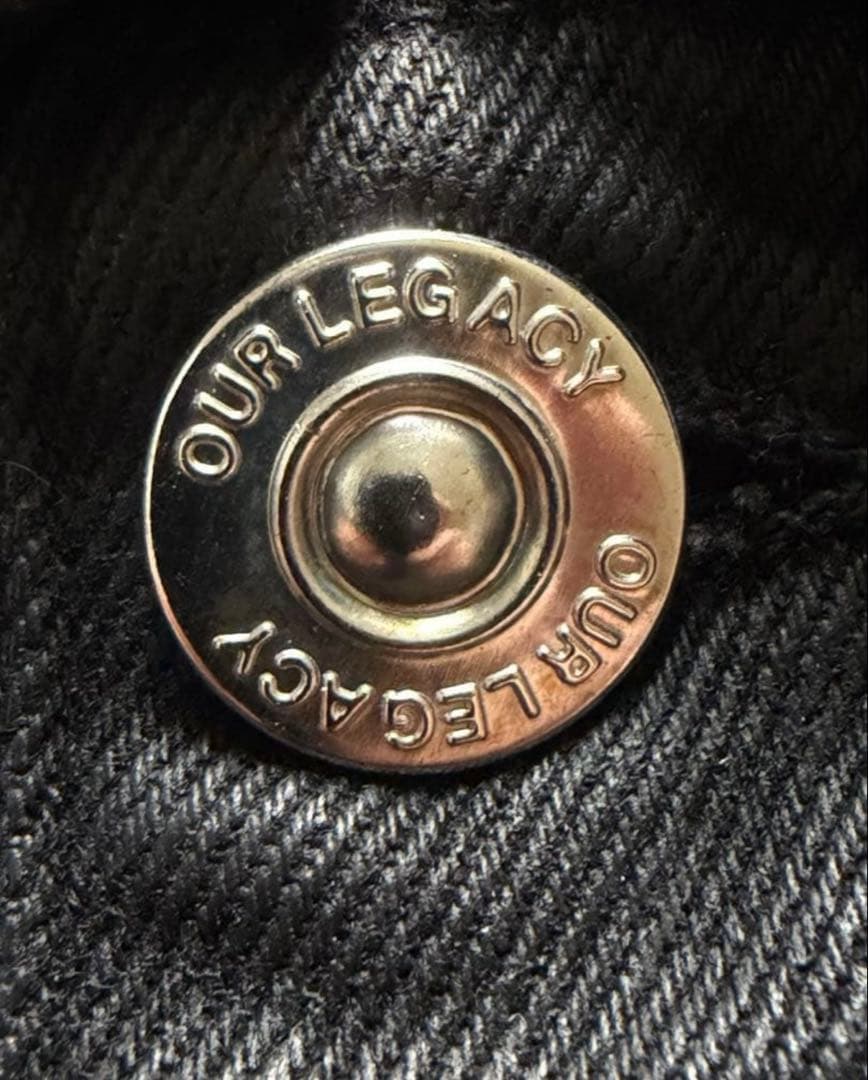 OUR LEGACYアワーレガシー　コーティングデニム　ダークウェア　y2k