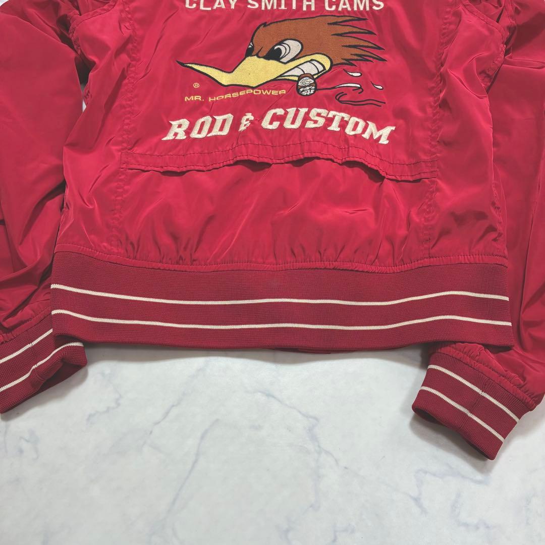 希少✨クレイスミス ナイロンジャケット ライディングウェア 赤 L
