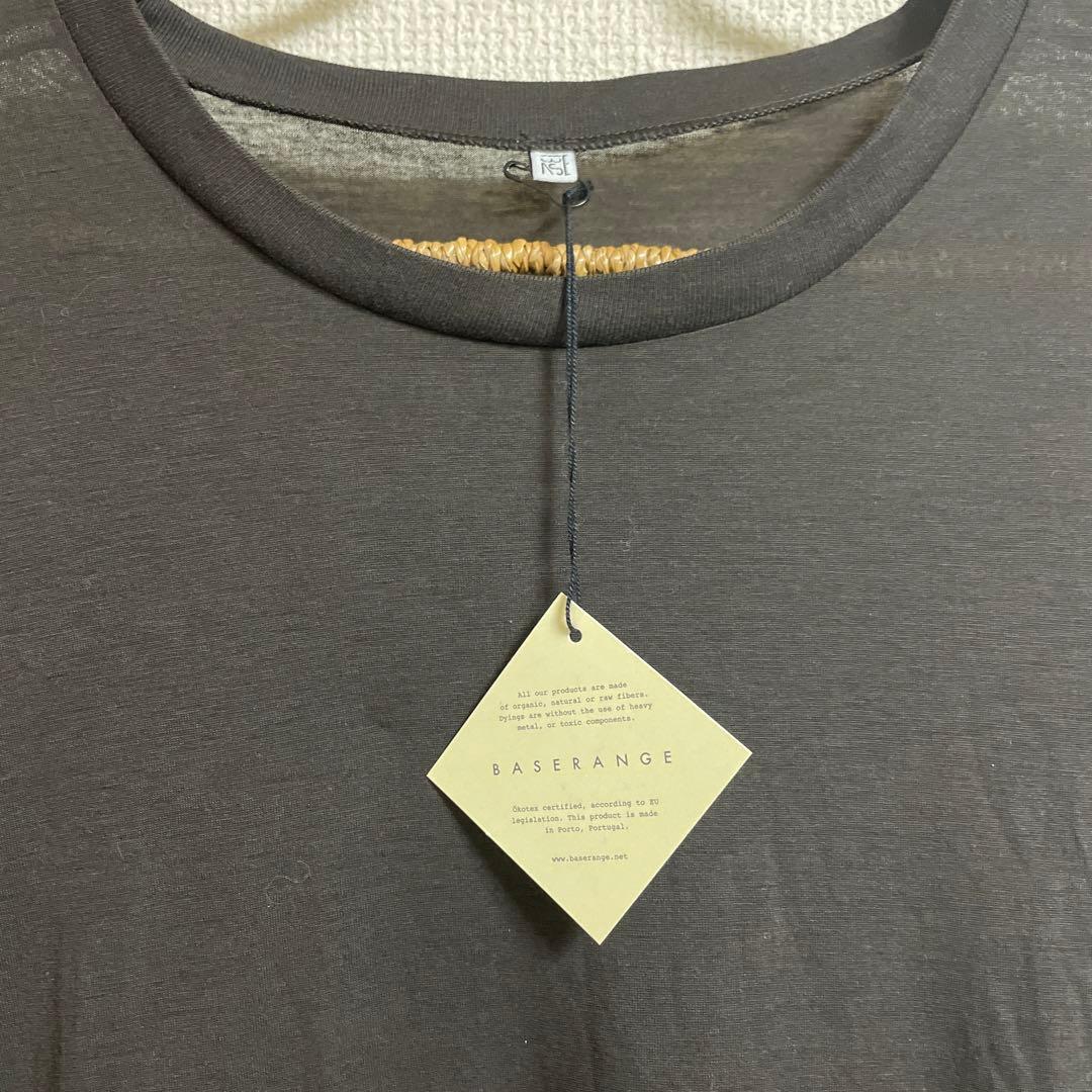 m*i様 【新品】BASERANGE バンブーロングスリーブプルオーバー ブラウ