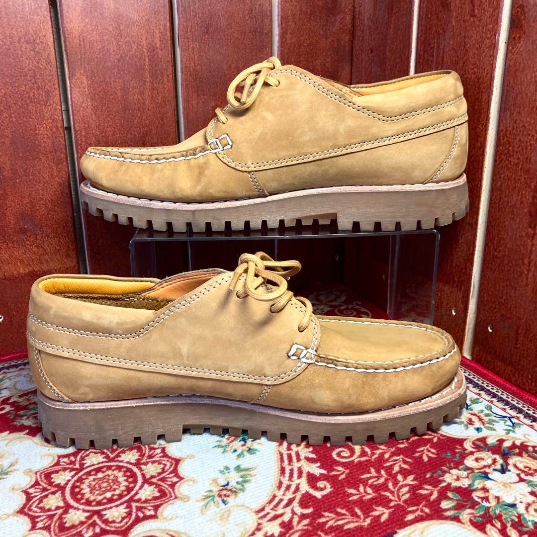 [美品]timberland 3eye モカシン　キャメル　27.5cm