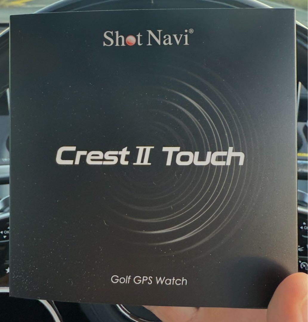 新品！Shot Navi Crest II Touch ゴルフ GPS ウォッチ