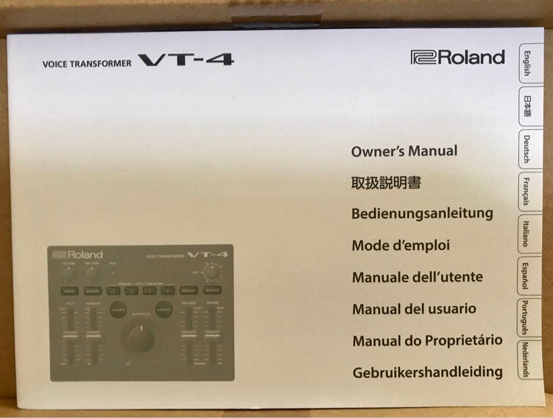 Roland VT-4 ボイストランスフォーマー（中古、念のためジャンク扱い）