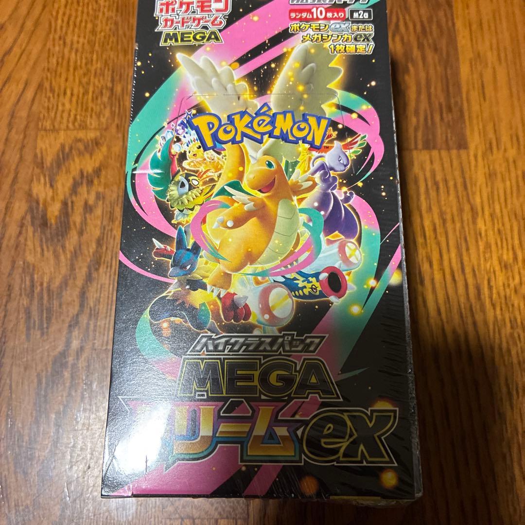 【新品未開封シュリンク付き】ポケモンカードゲーム MEGAドリームex １BOX