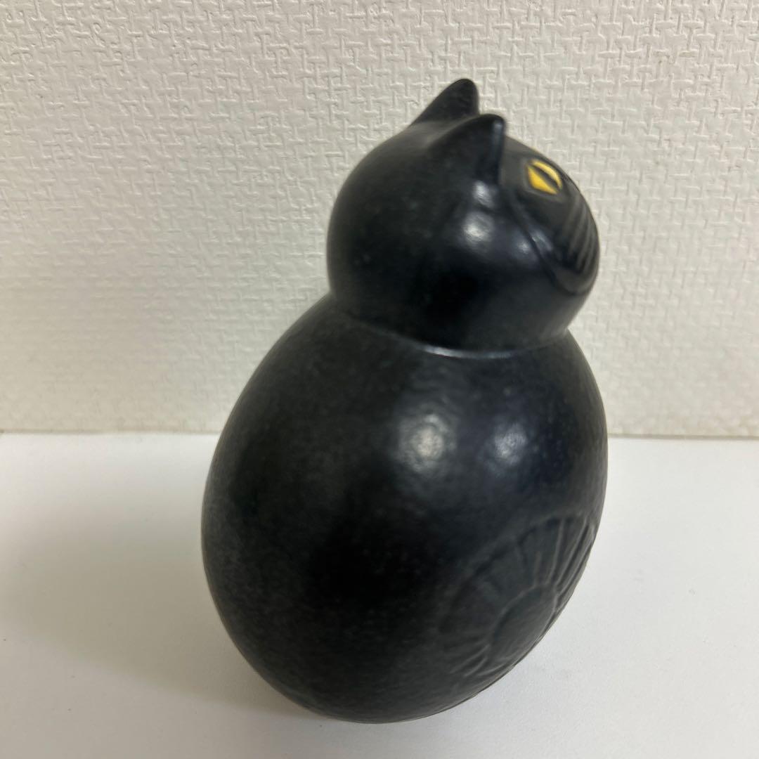 リサラーソン　ミア　オールブラック　黒猫　置物　オブジェ