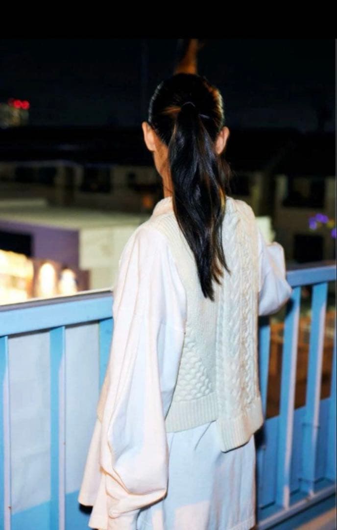 nagonstansナゴンスタンスケーブルニットベスト