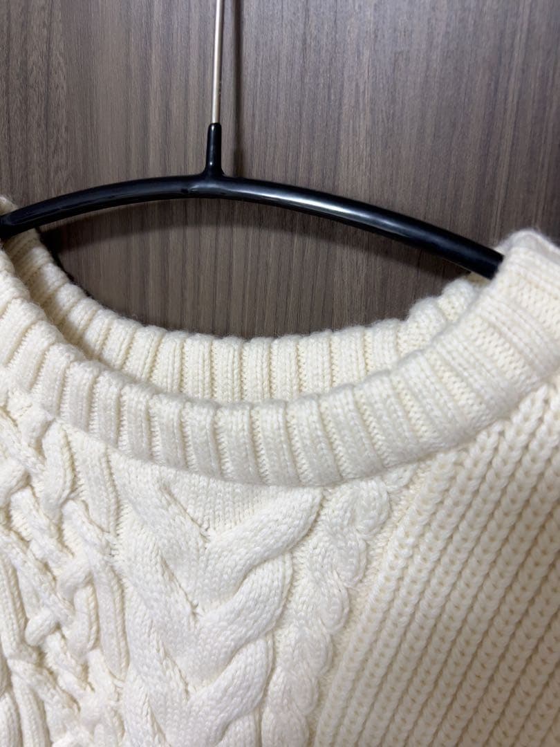 nagonstansナゴンスタンスケーブルニットベスト