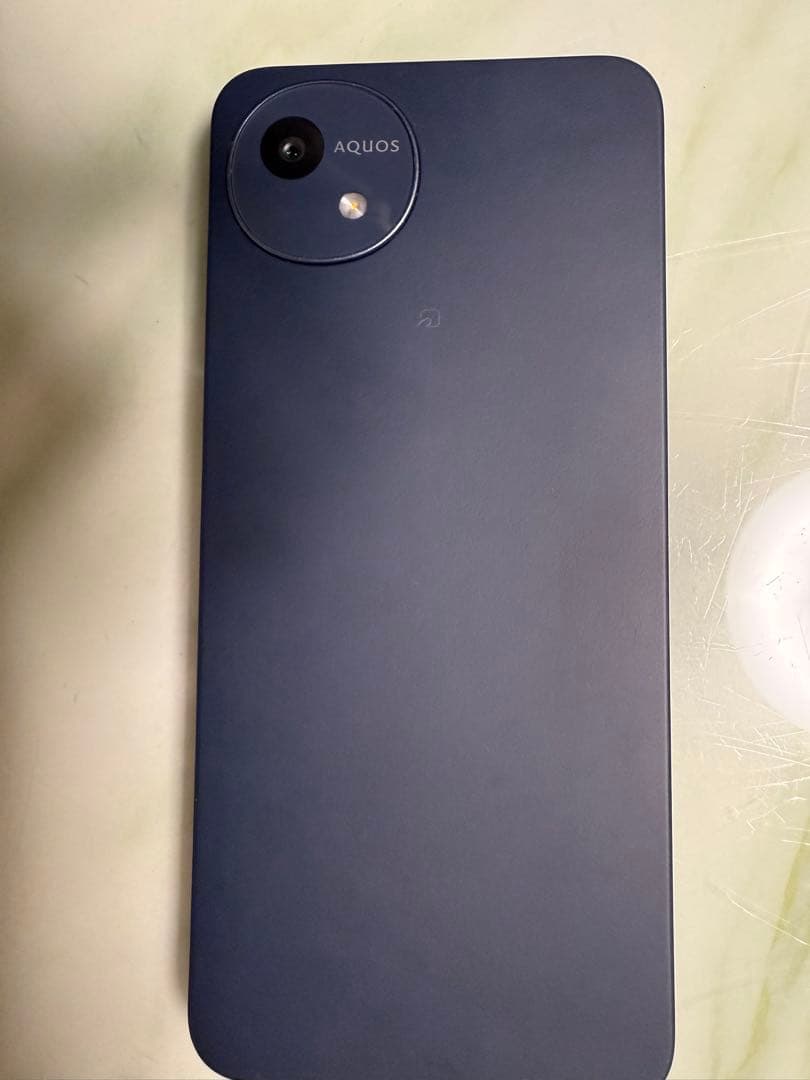 値下げ中‼︎AQUOS wish4 ネイビー 本体