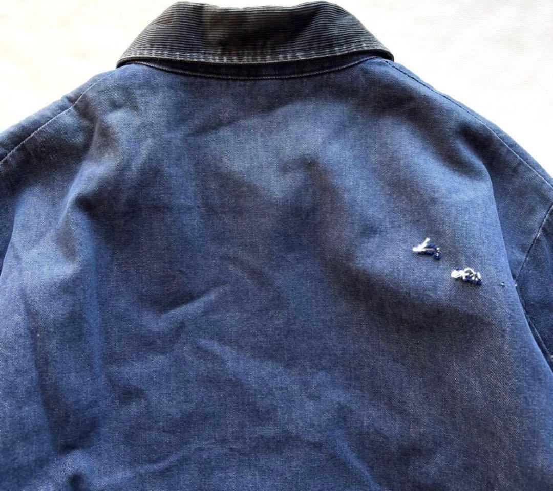 70s ラングラー　カバーオール　Wrangler デニムカバーオール