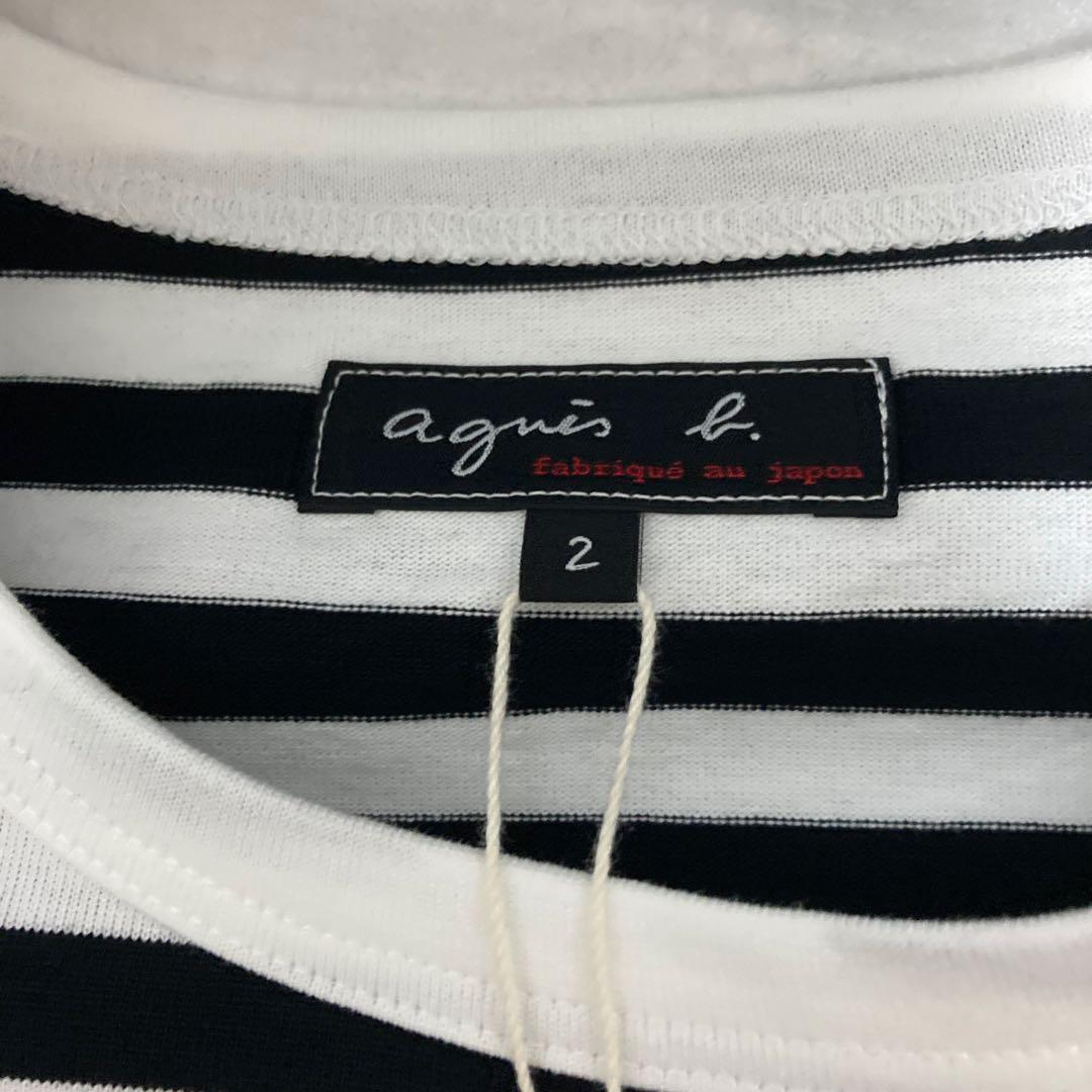 新品未使用　J008ボーダーTシャツ アニエスベー