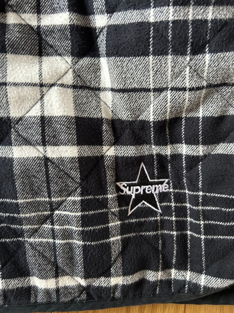 ジャケット・アウター Supreme Quilted Flannel Zip Up Shirt