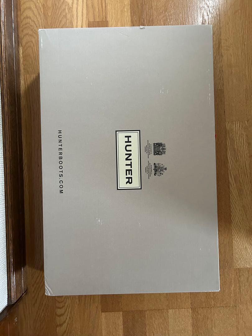 HUNTER ブラック ロングレインブーツ　US6 23cm 箱有り