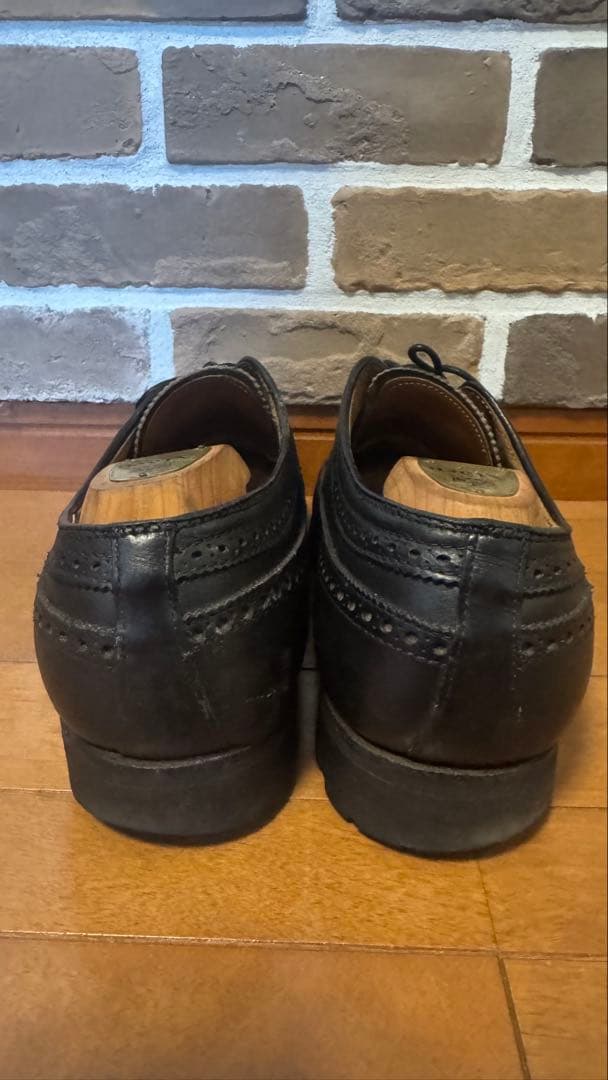 オールデン×アナトミカ ロングウイング 純正シューツリー付 サイズ10 ブラック