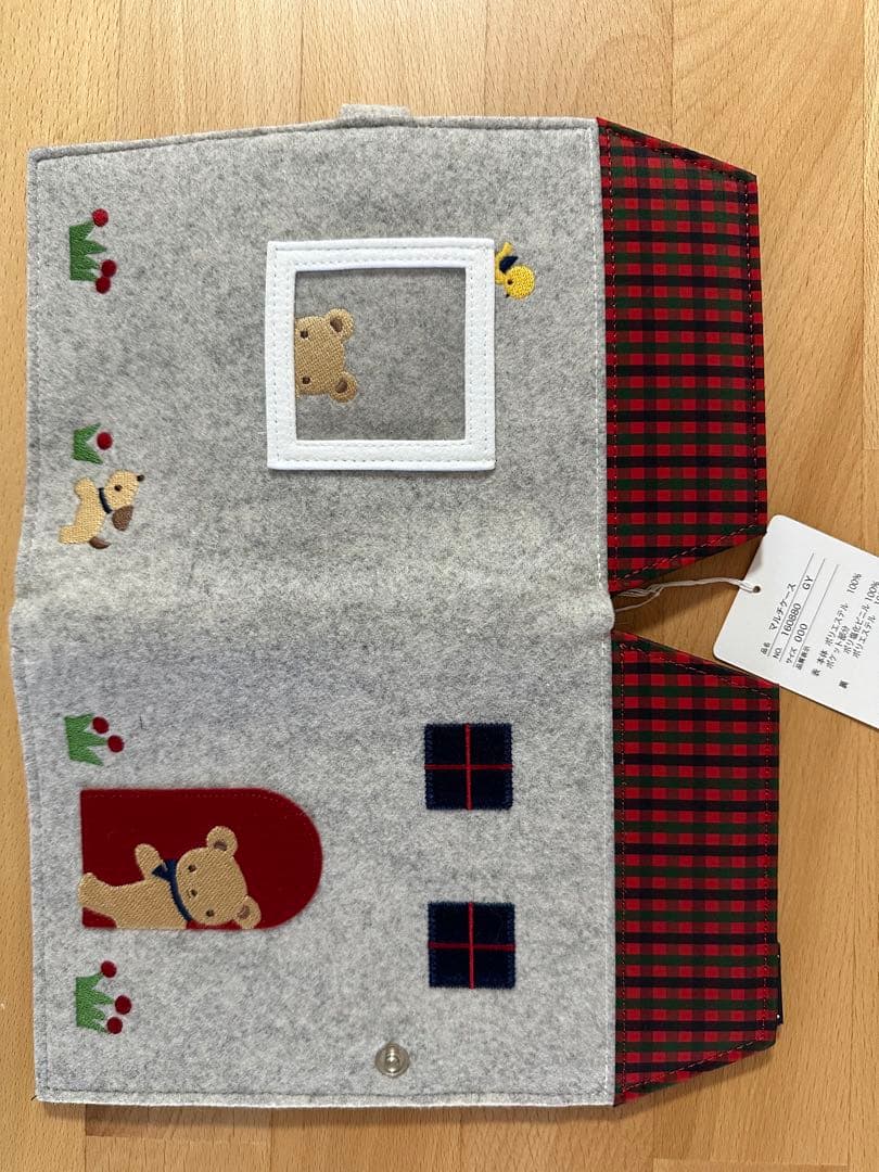 【ファミリア/新品タグ付き】再販なし　完売デザイン　マルチケース　えんとつ