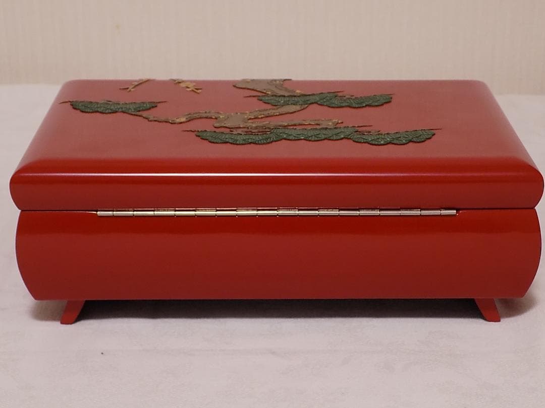 琉球漆器　オルゴール付き宝石箱　新品未使用　安里屋ユンタ