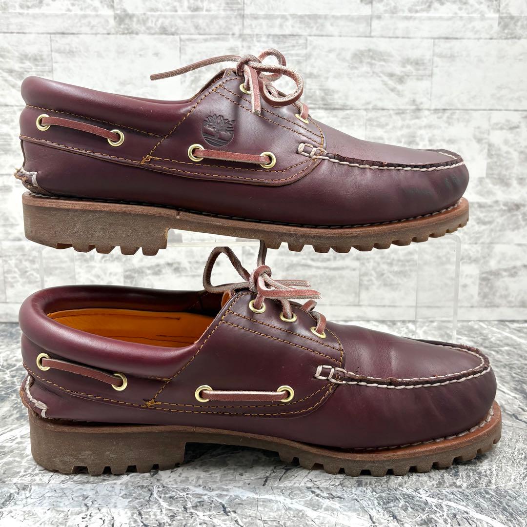 ティンバーランド スリーアイ クラシック ラグ 27cm US9 ヴァーガンディ