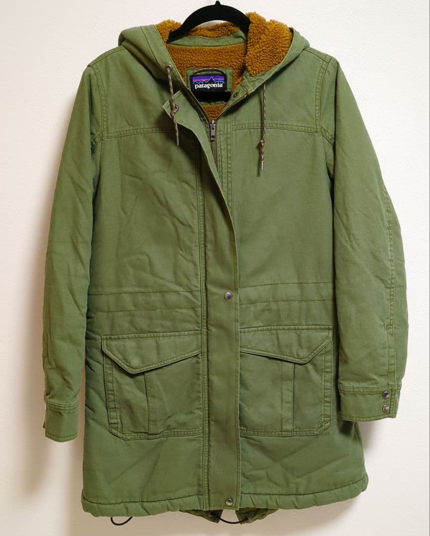 【美品】patagonia モッズコート オリーブグリーン　M