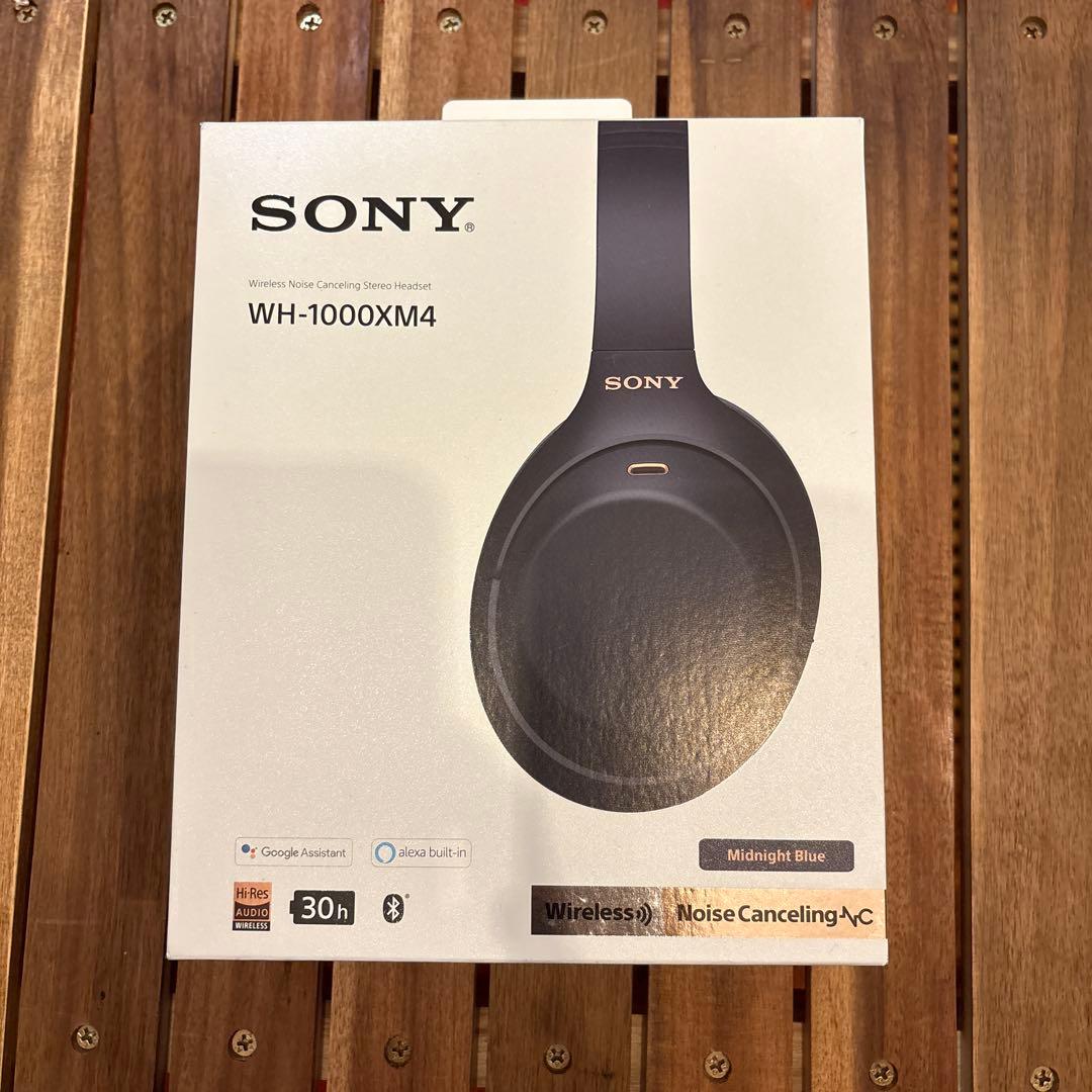 SONY WH-1000XM4 ミッドナイトブルー　加工なし