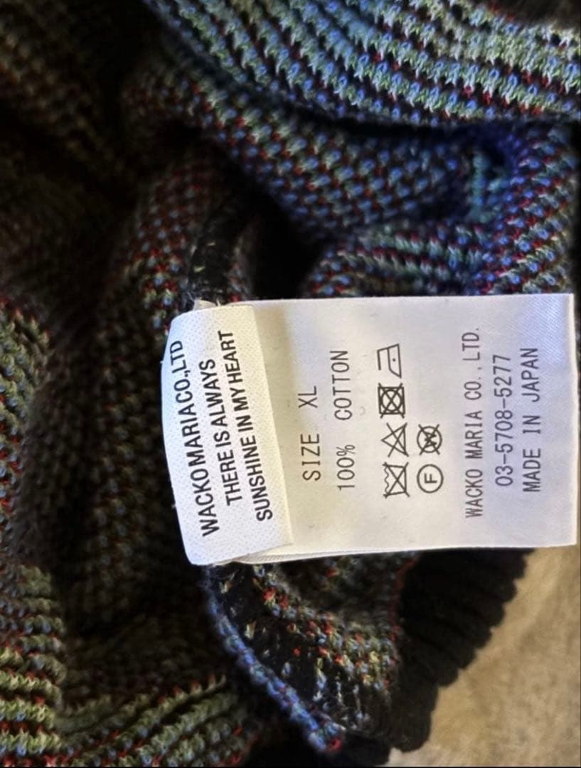 N*d様 最安‼️WACKOMARIA FLOWER JACQUARD SWEA