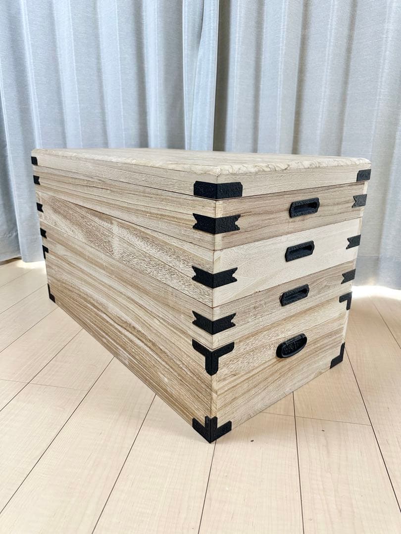 桐 衣装ケース 4段 桐箱 桐ケース　　0782