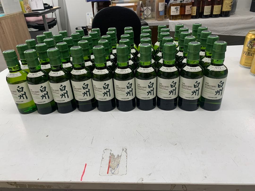 SUNTORY サントリーウイスキー白州180ml ミニボトル50本