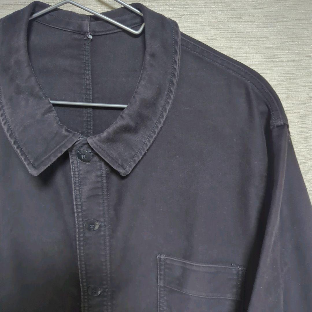 60sブラックモールスキンジャケット Adolf Lafont アドルフラフォン