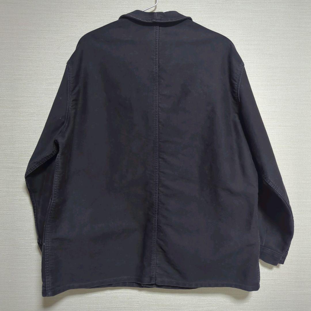 60sブラックモールスキンジャケット Adolf Lafont アドルフラフォン