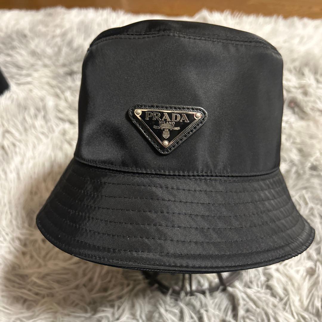 PRADA ブラック バケットハット １週間限定出品！コメント無し即購入OK！！