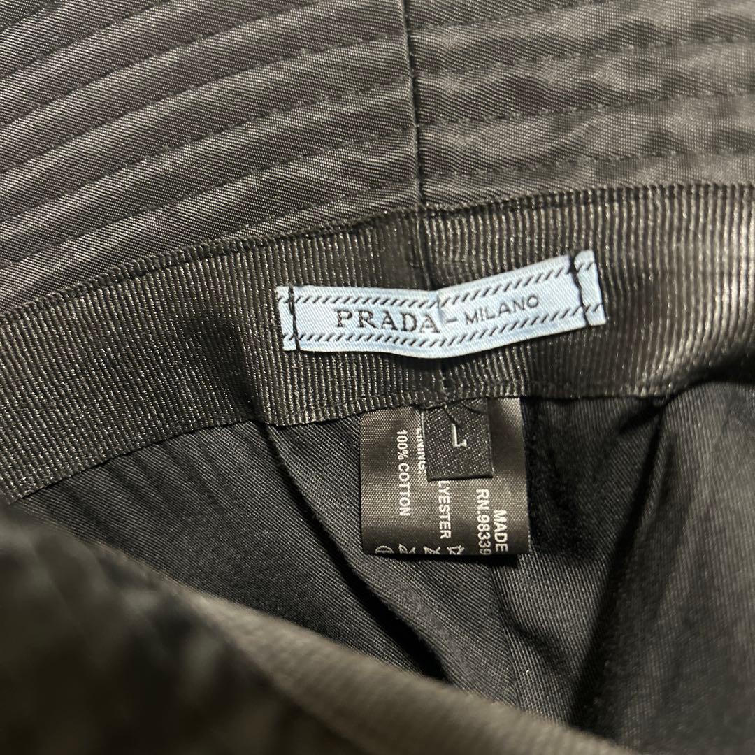 PRADA ブラック バケットハット １週間限定出品！コメント無し即購入OK！！