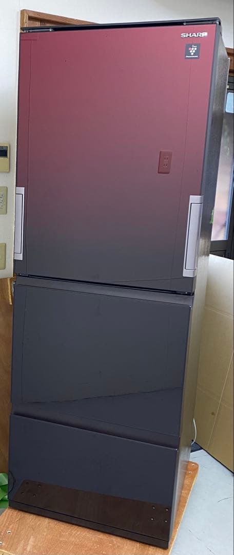 シャープ ノンフロン冷凍冷蔵庫 SJ-GW35H-R 350L 2021年製