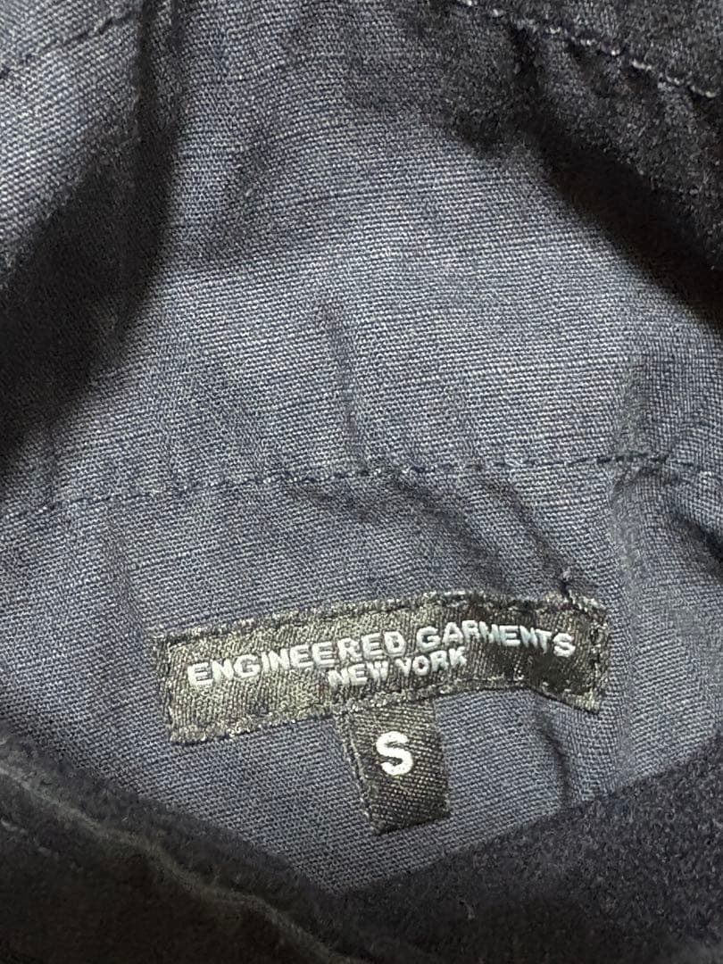 エンジニアドガーメンツ オーバーベスト リバーシブルベスト ネイビー Sサイズ