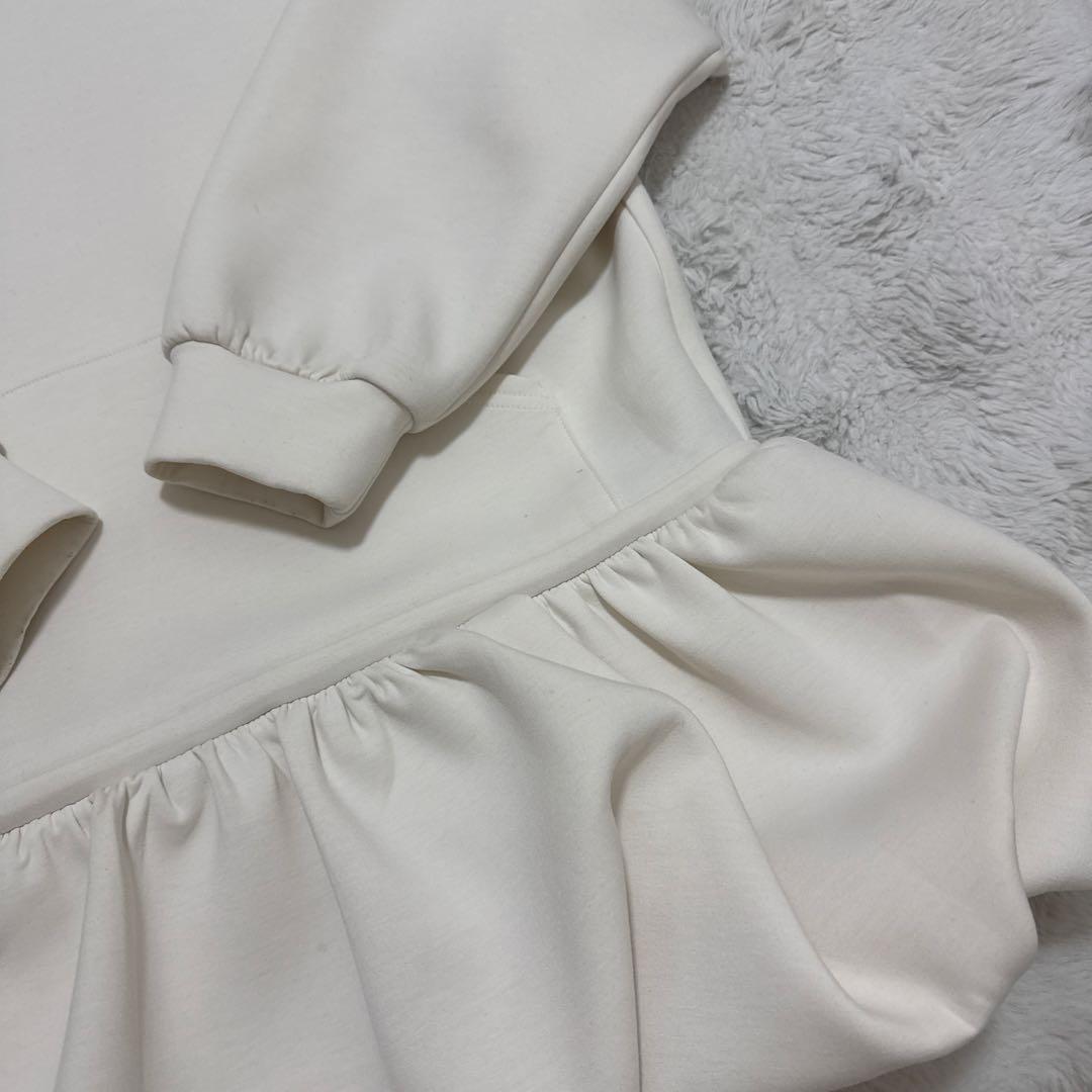 THE TOE Wagner Hoodie Dress アイボリー Sサイズ