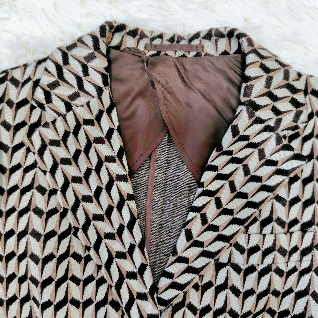 【美品】Sov.　2023　ジャガードシングルジャケット　金ボタン　S