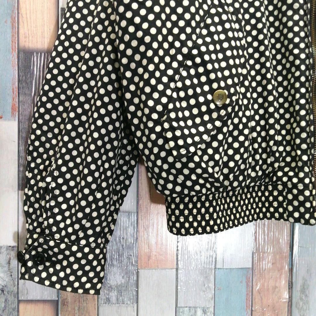 PINK HOUSE　ピンクハウス　ジャケット　ドット柄　刺繍ロゴ