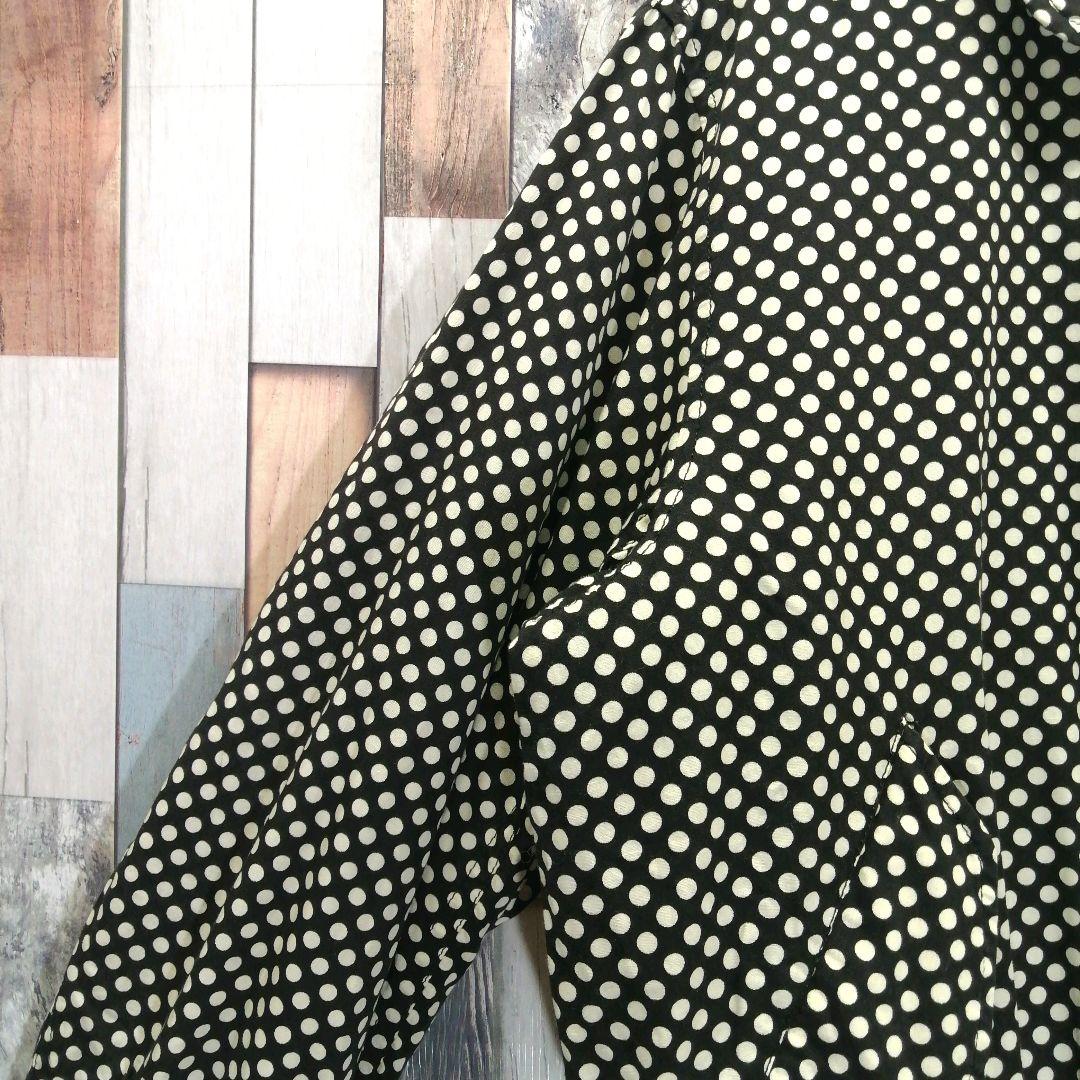 PINK HOUSE　ピンクハウス　ジャケット　ドット柄　刺繍ロゴ