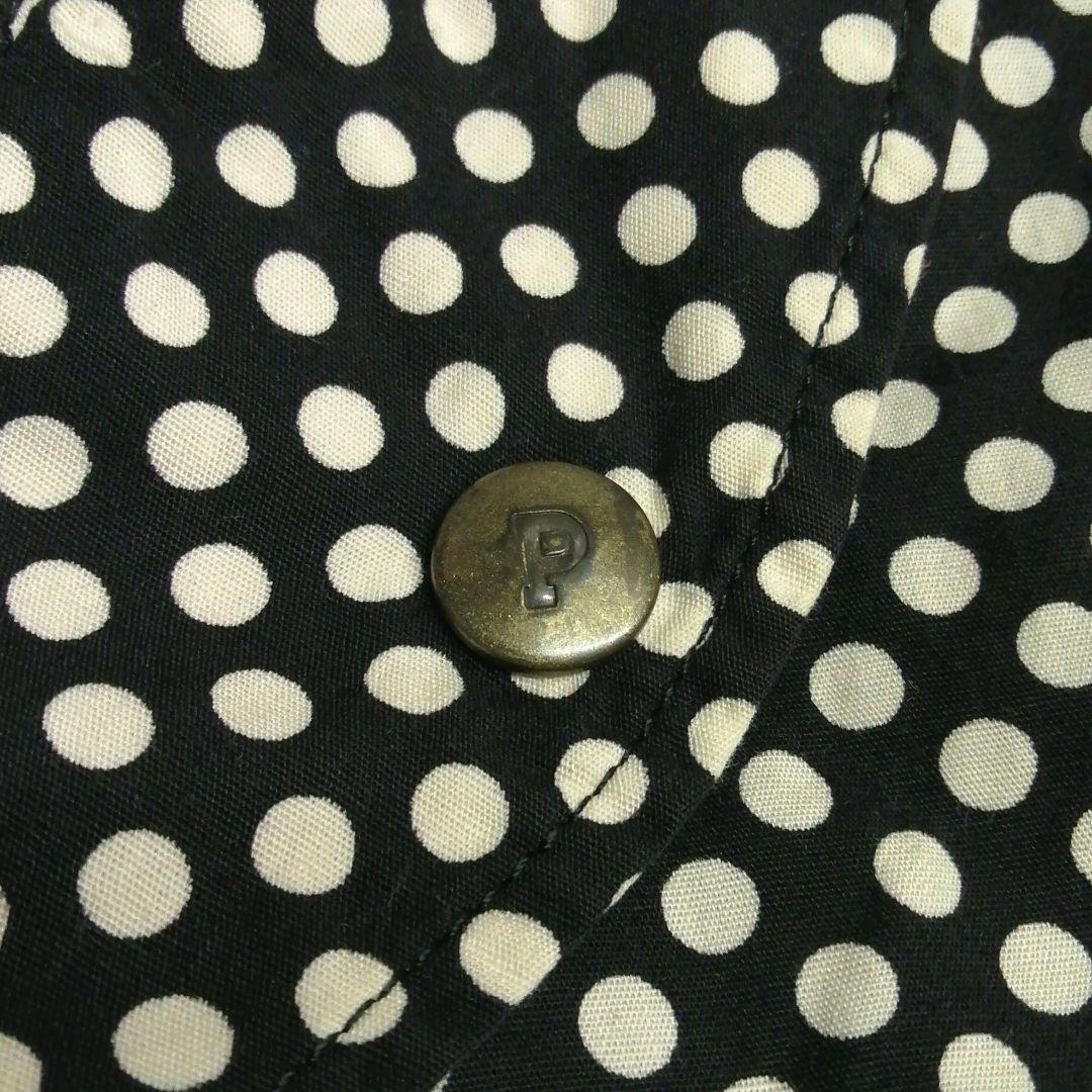 PINK HOUSE　ピンクハウス　ジャケット　ドット柄　刺繍ロゴ