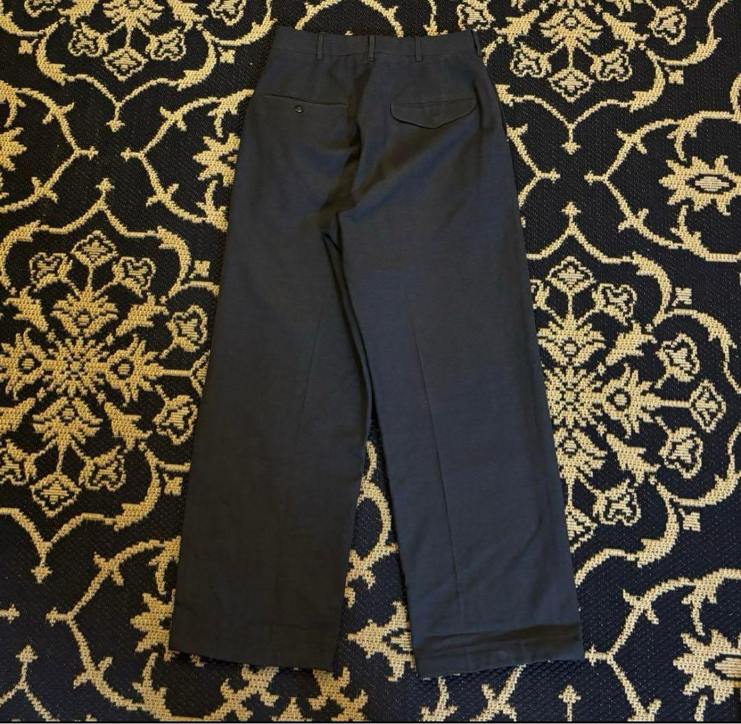 50s 60s ウール ギャバ スラックス ギャバジン ミント