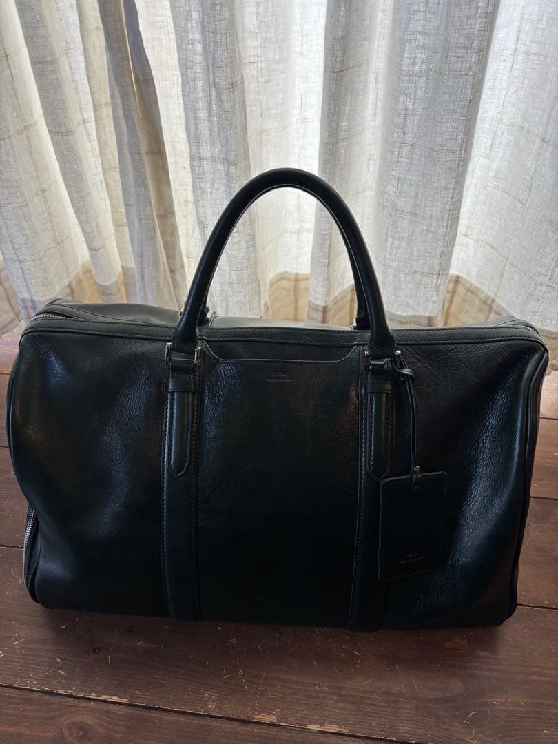 SEEKER レザーボストンバック　グリーン