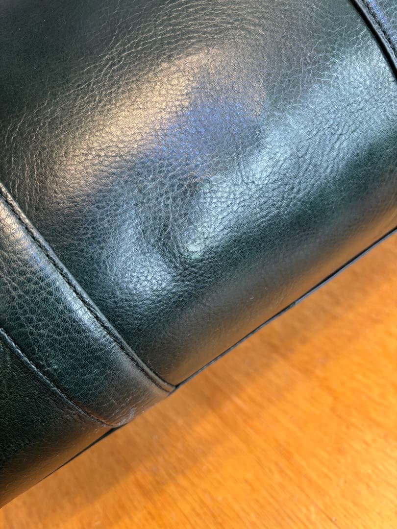 SEEKER レザーボストンバック　グリーン