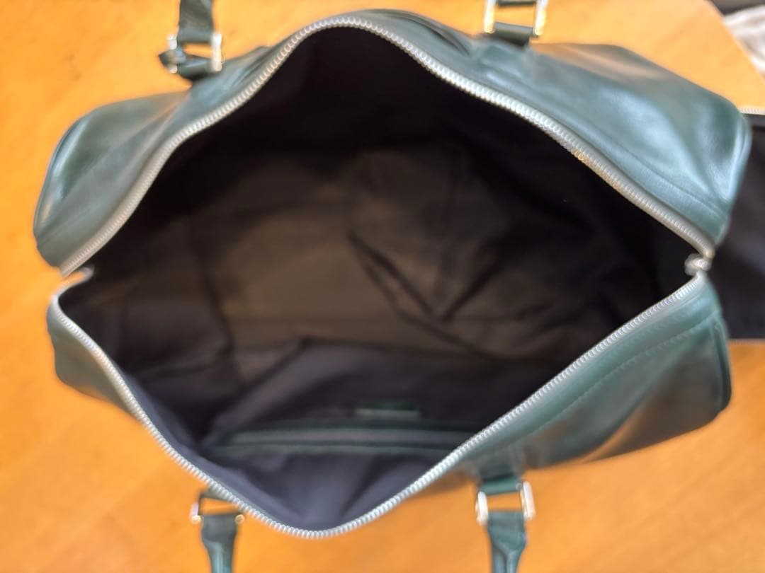 SEEKER レザーボストンバック　グリーン